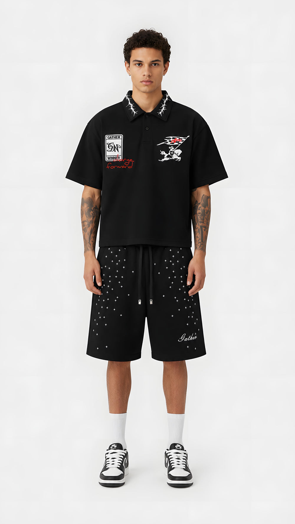 Gather Club Medieval Polo — Black