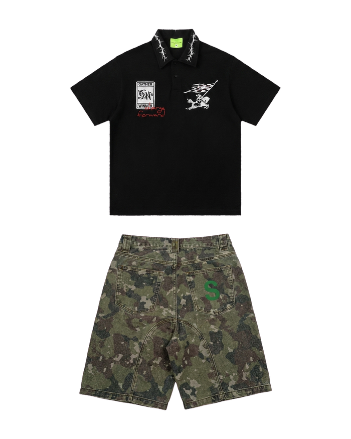 Knight Black / Camo Set
