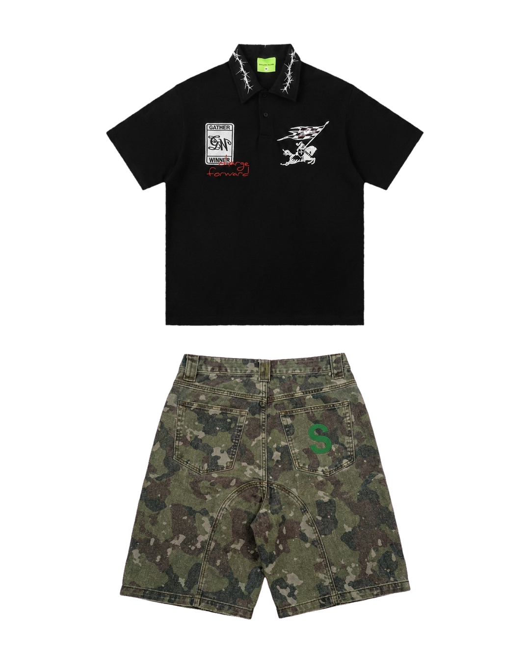 Knight Black / Camo Set