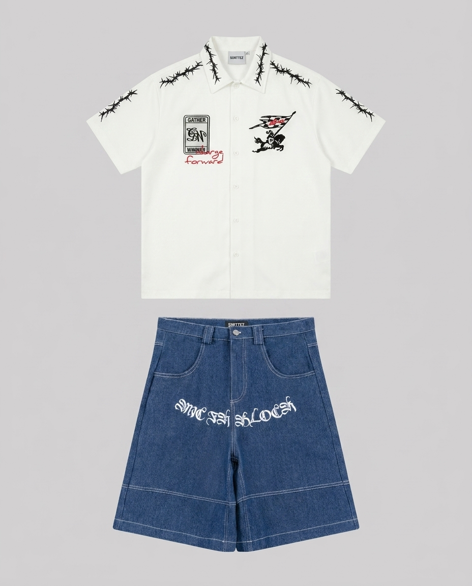 Knight White / Gothic Navy Set
