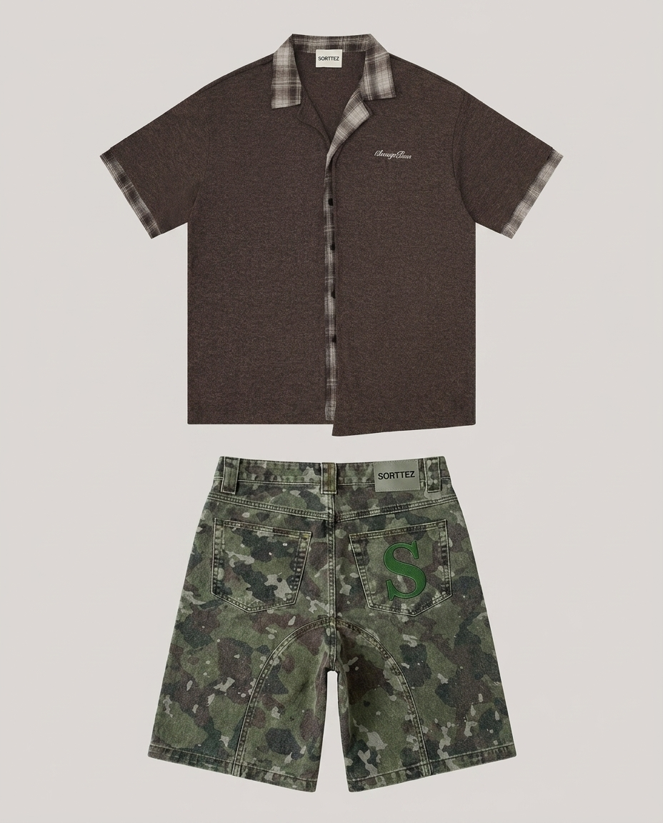 Camp Brown / Camo Camo Set