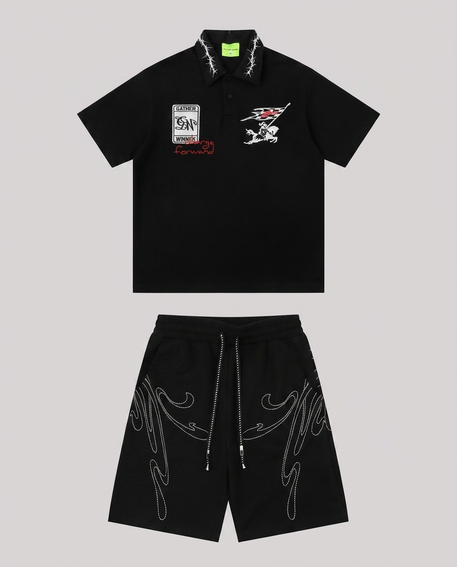 Knight Black / Western Black Set
