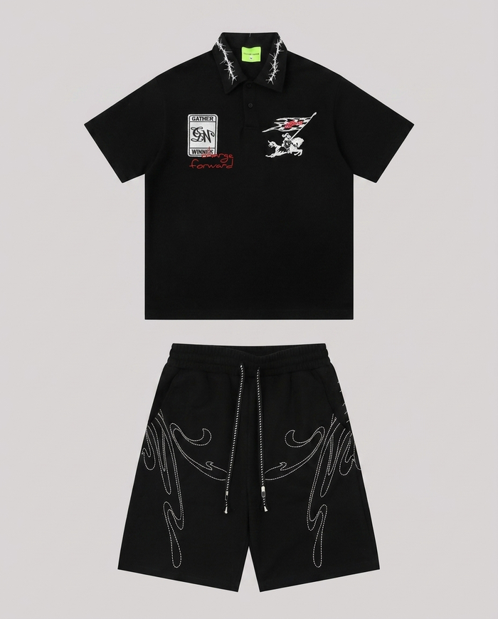 Caballero Negro / Set Occidental Negro