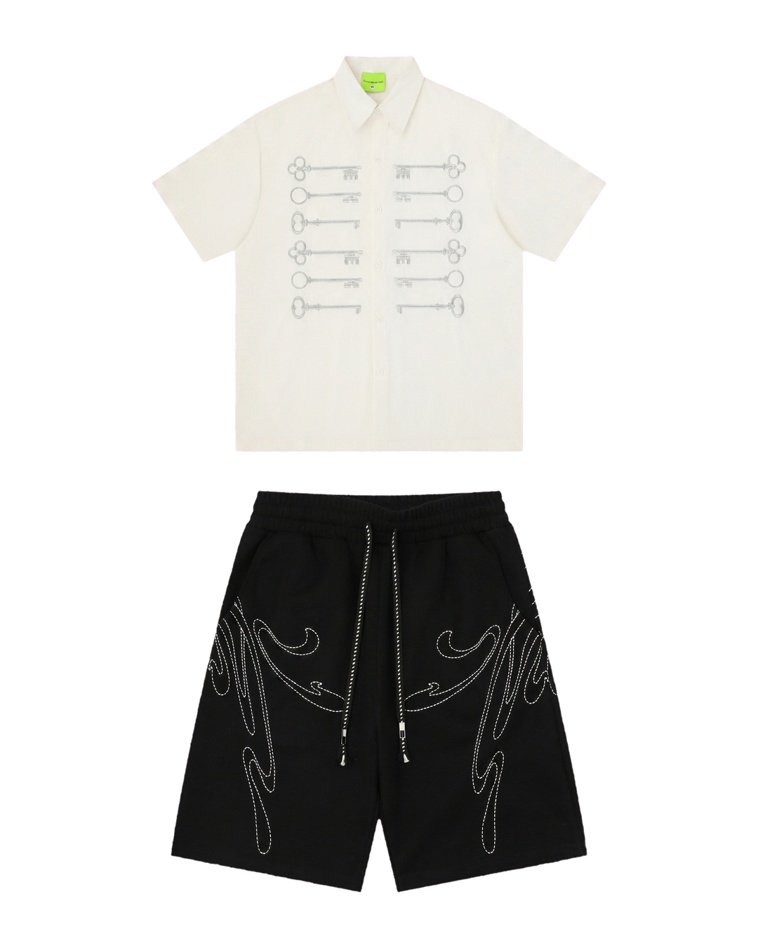 Skeleton Cream / Western Black Set