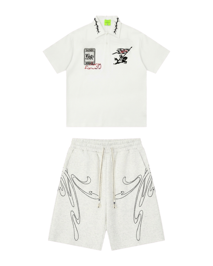 Knight White / Western Grey Set