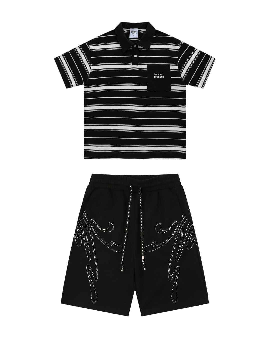 Pocket Polo Black / Western Black Set
