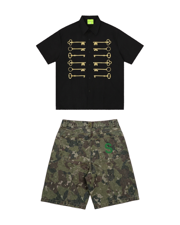 Skeleton Black / Camo Set