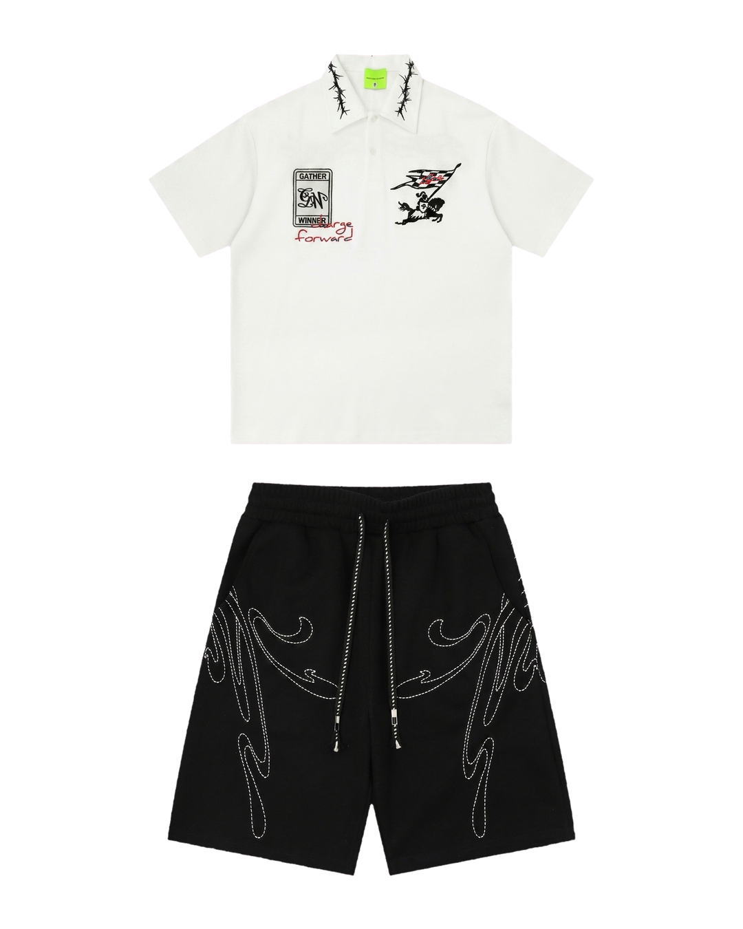 Knight White / Western Black Set