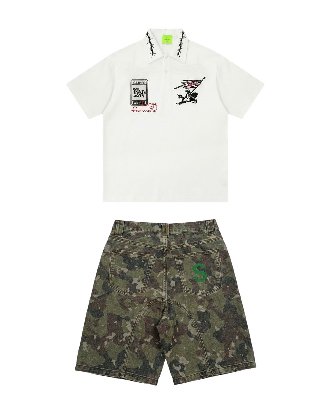 Knight White / Camo Set