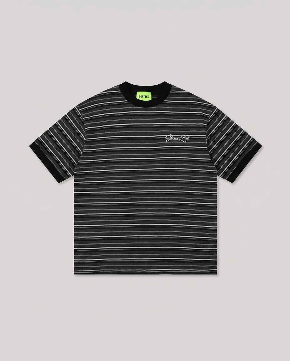 Retro Tee Carbon / Western Black Set