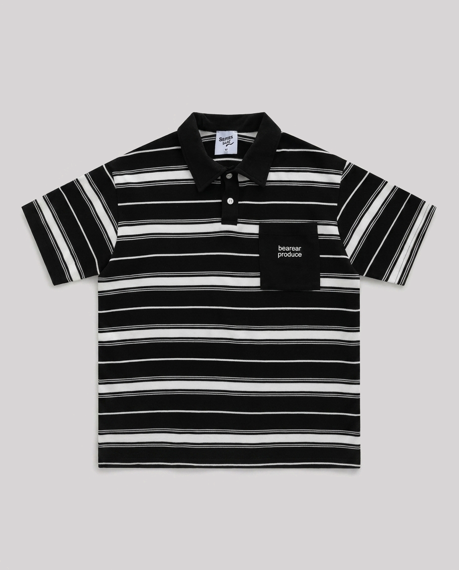 Pocket Polo Black / Gothic Black Set