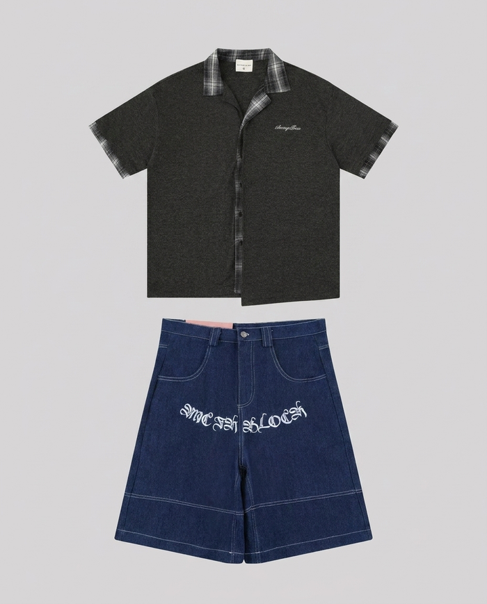 Conjunto Camp Carbon / Gothic Navy