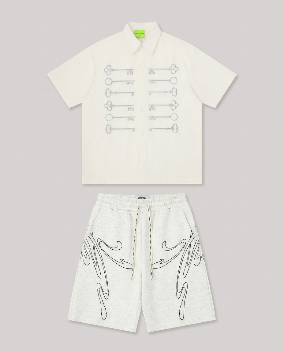 Skeleton Cream / Western Grey Set