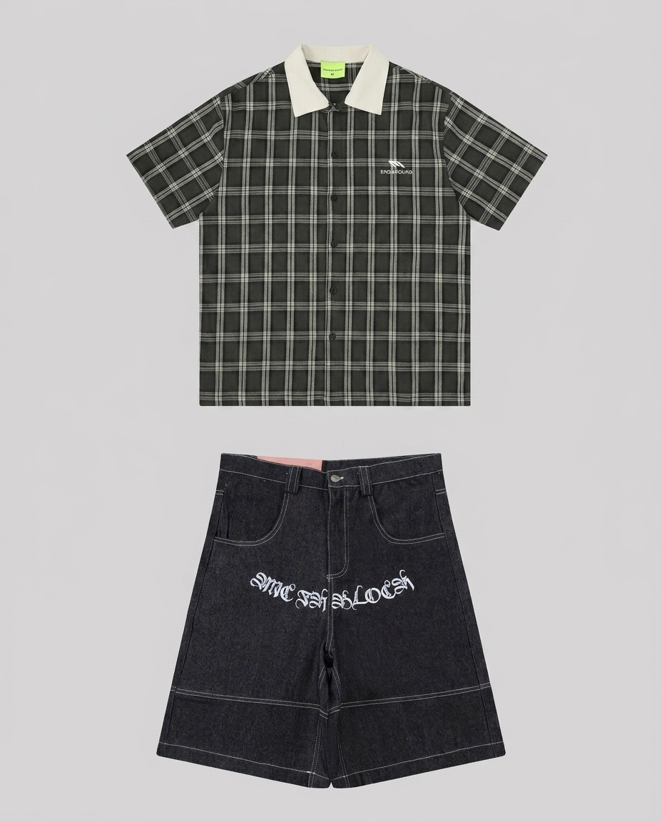 Check Carbon / Gothic Black Set